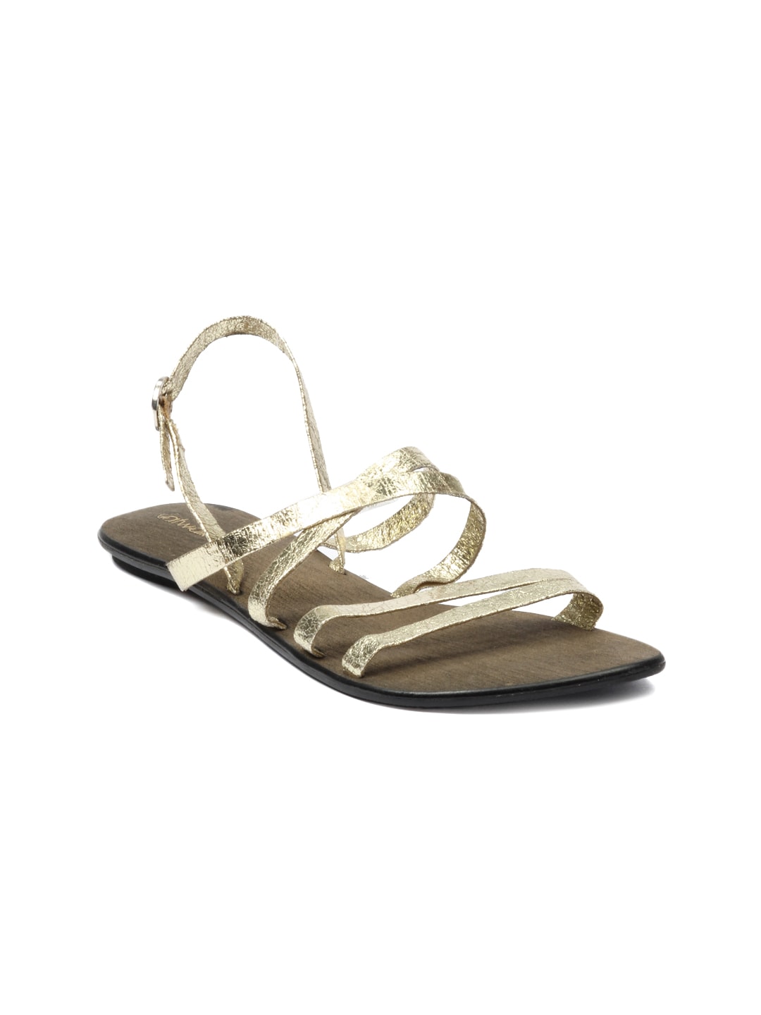 Catwalk Women Gold Flats