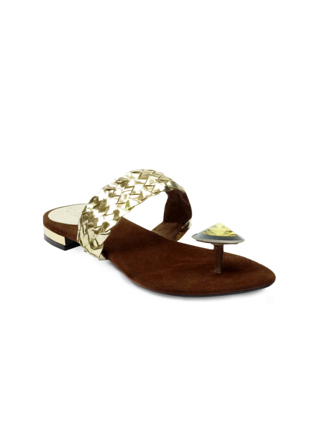 Catwalk Women Gold Flats