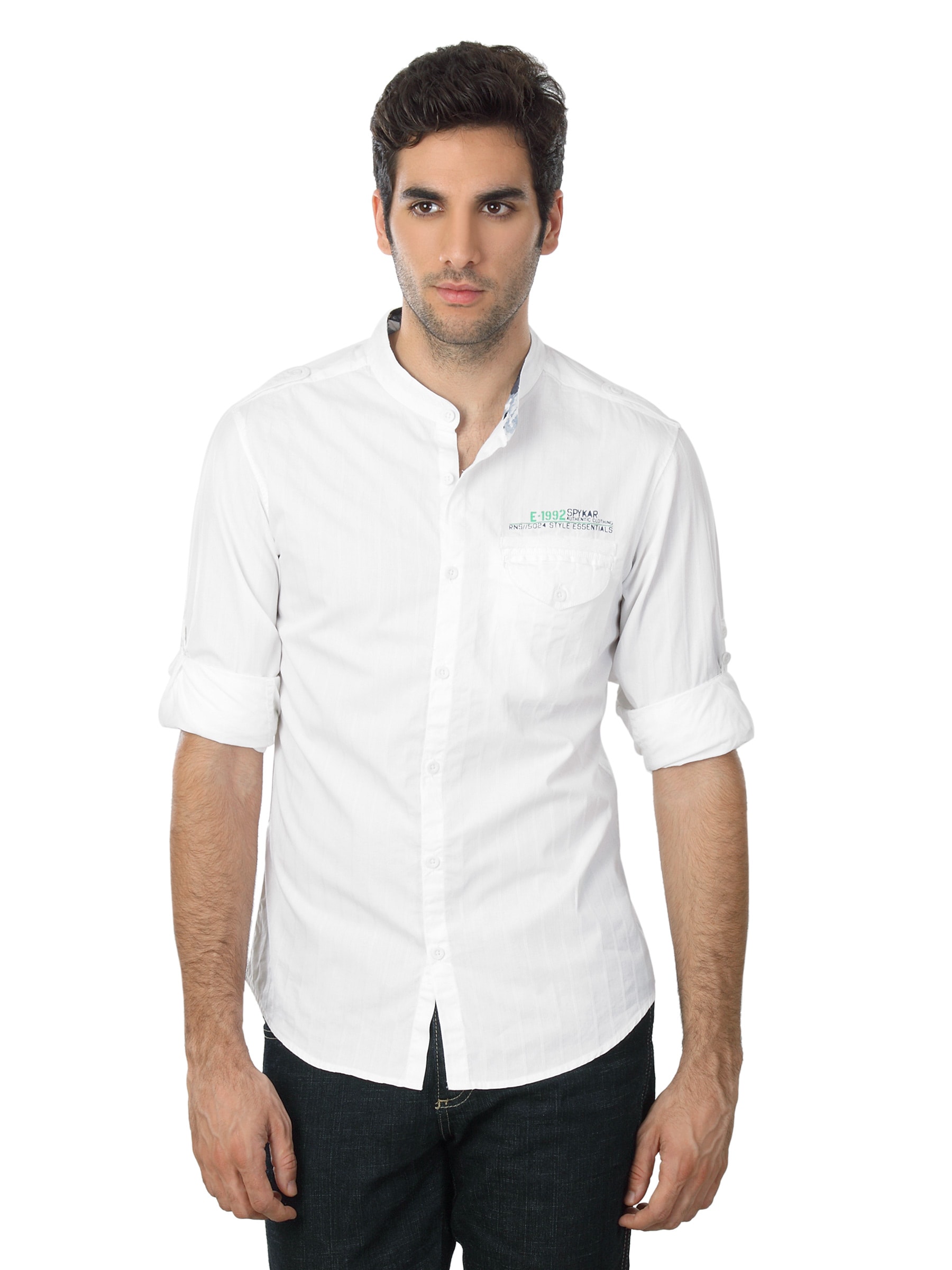 Spykar Men Ranger White Shirt