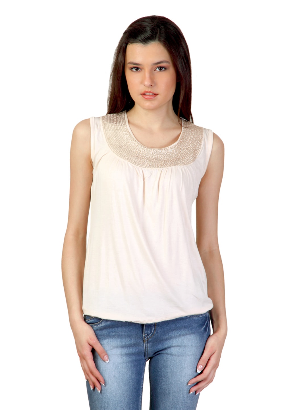 Arrow Woman Beige Top