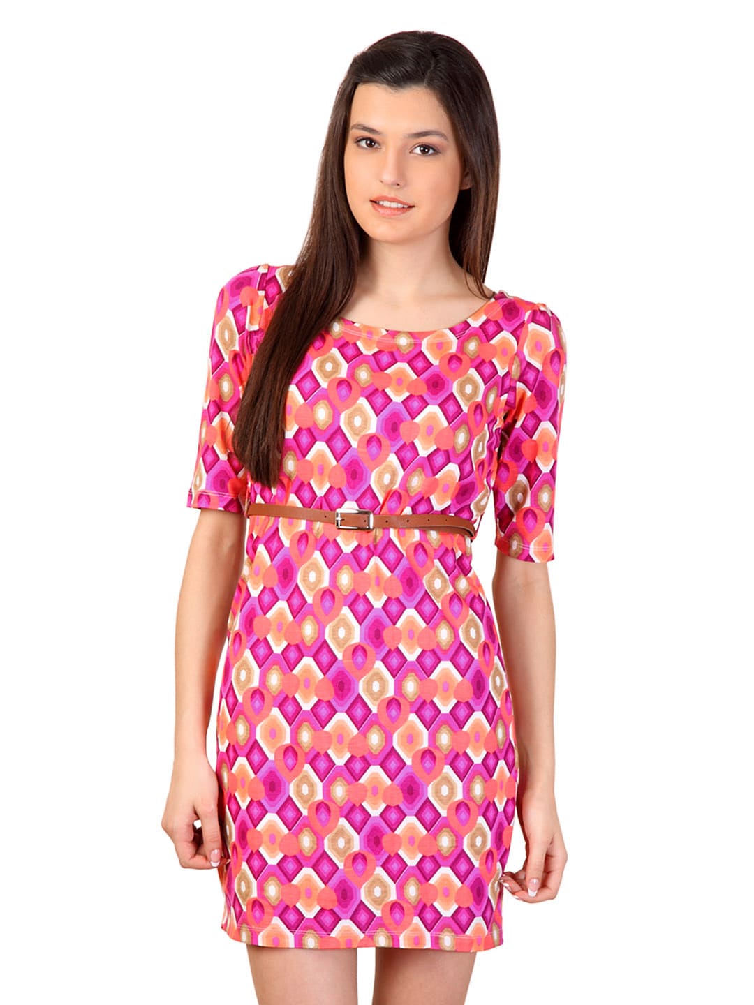 Arrow Woman Pink & Orange Dress