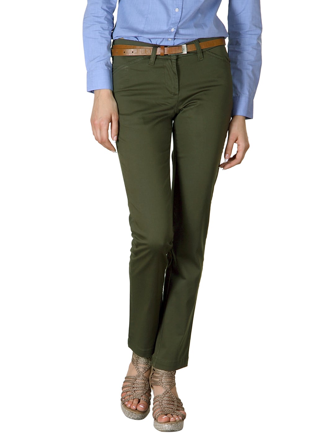 Arrow Woman Olive Trousers