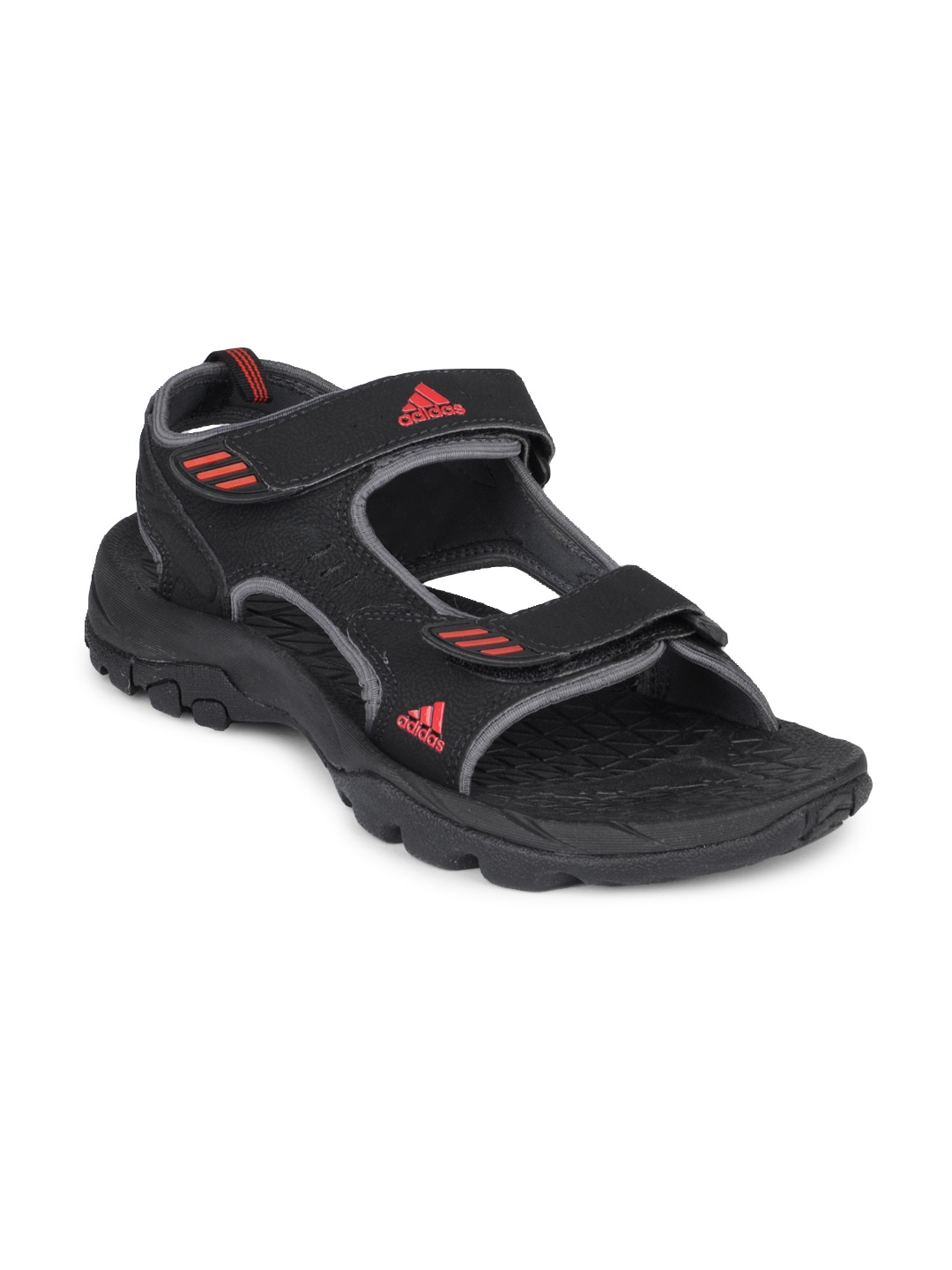 ADIDAS Men Black Sandals