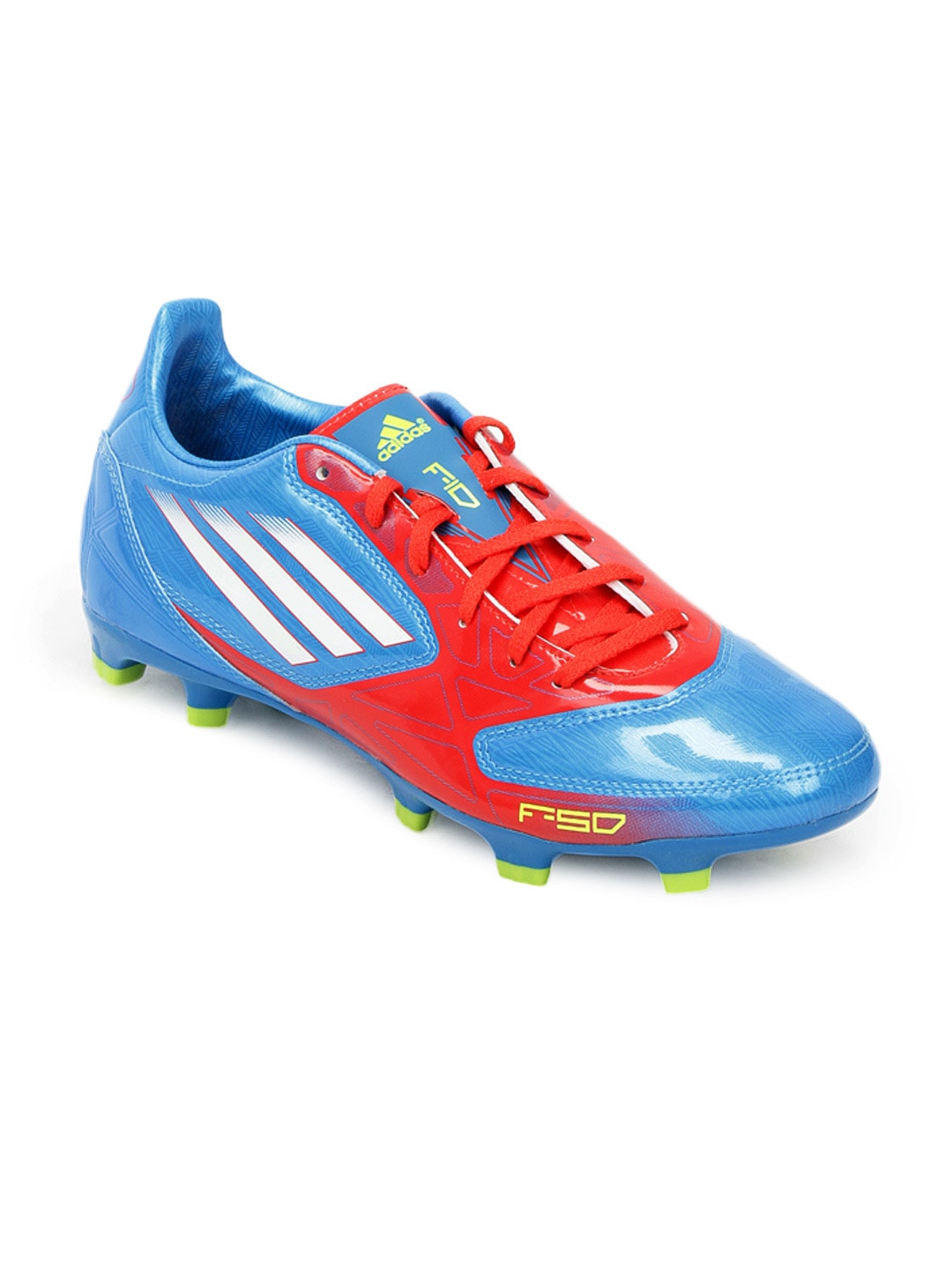 ADIDAS Men Blue & Red F10 Sports Shoes