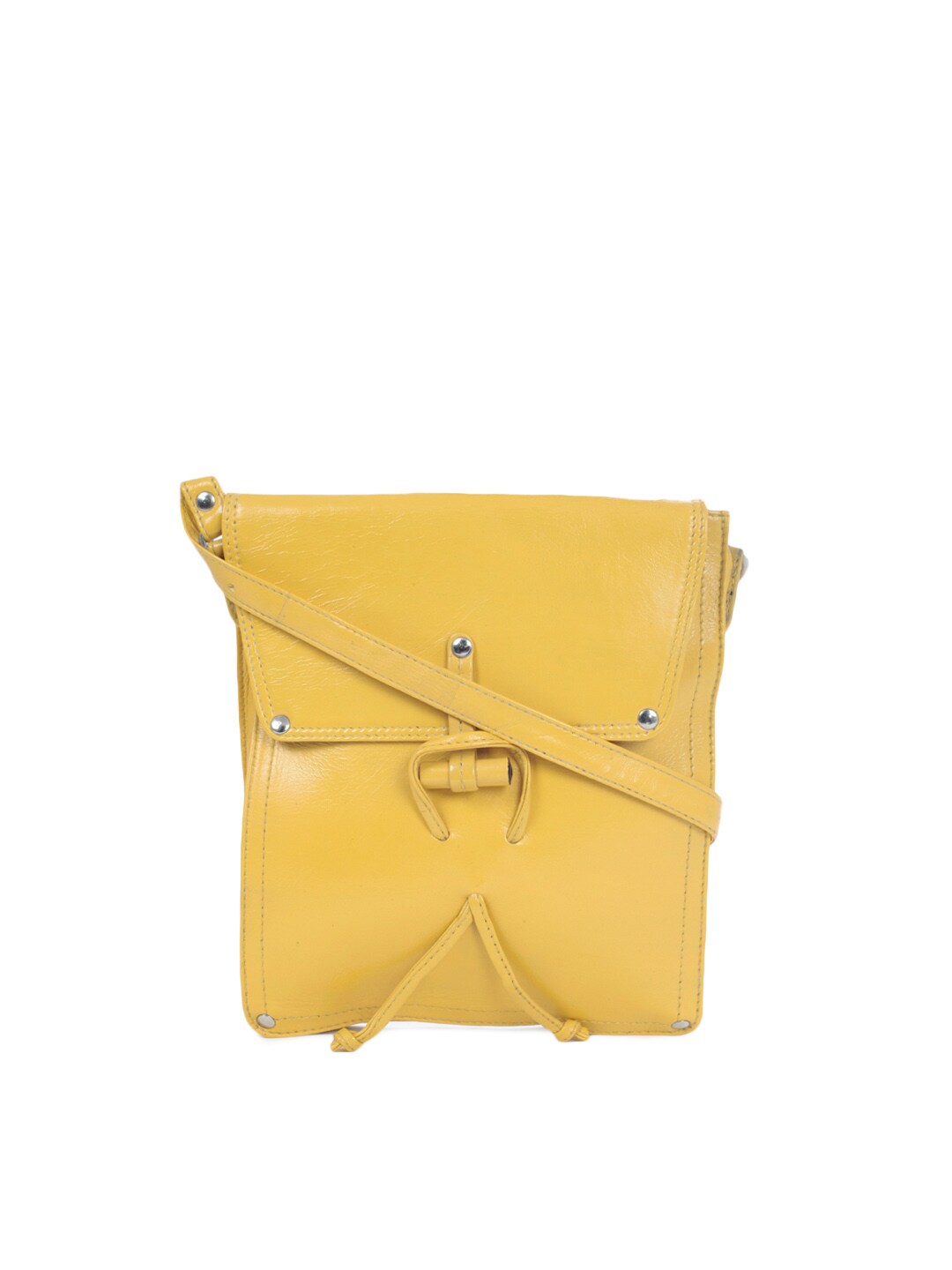 Tortoise Women Yellow Sling Bag