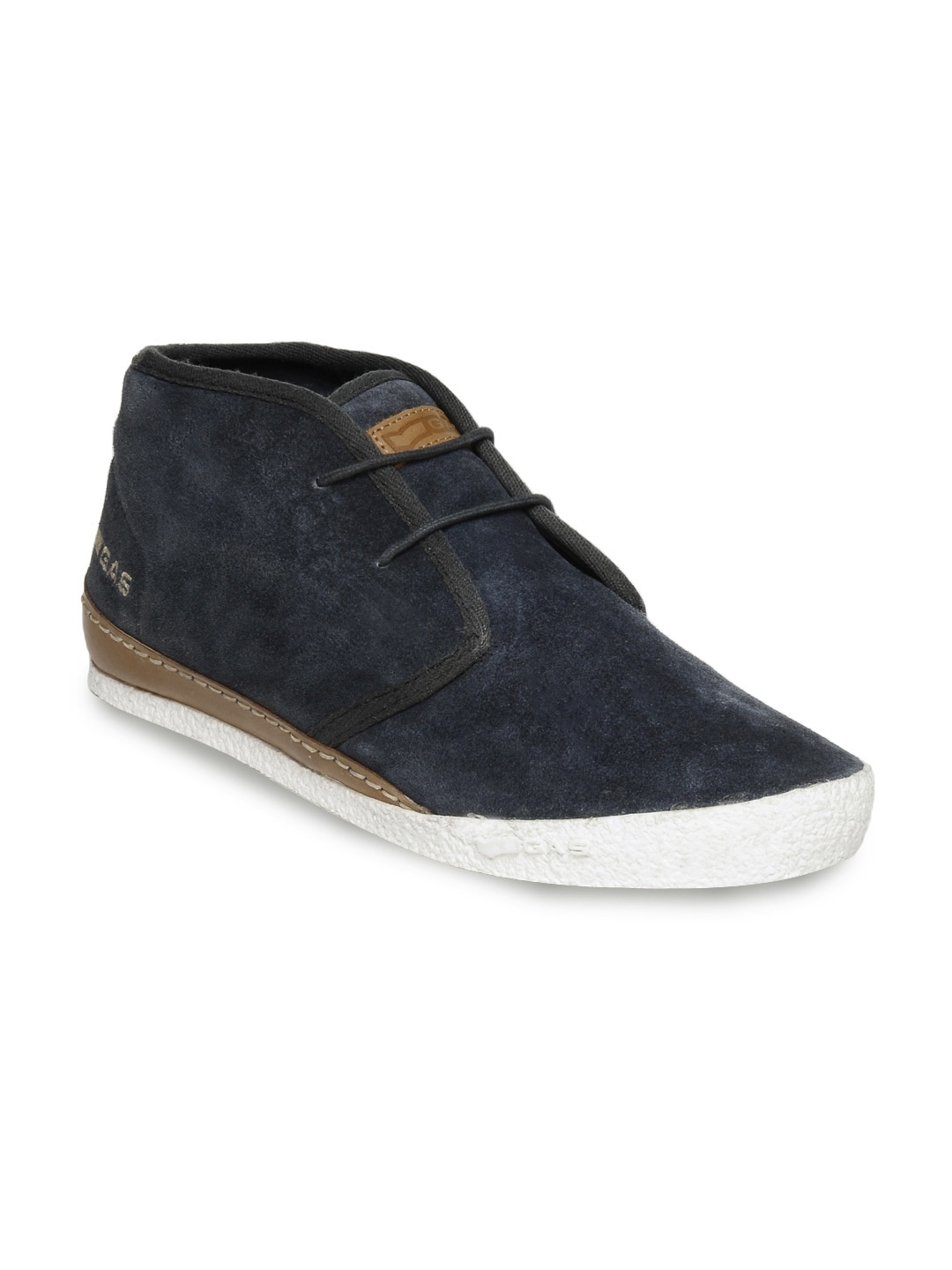 GAS Men Navy Blue Brixton Casual Shoes