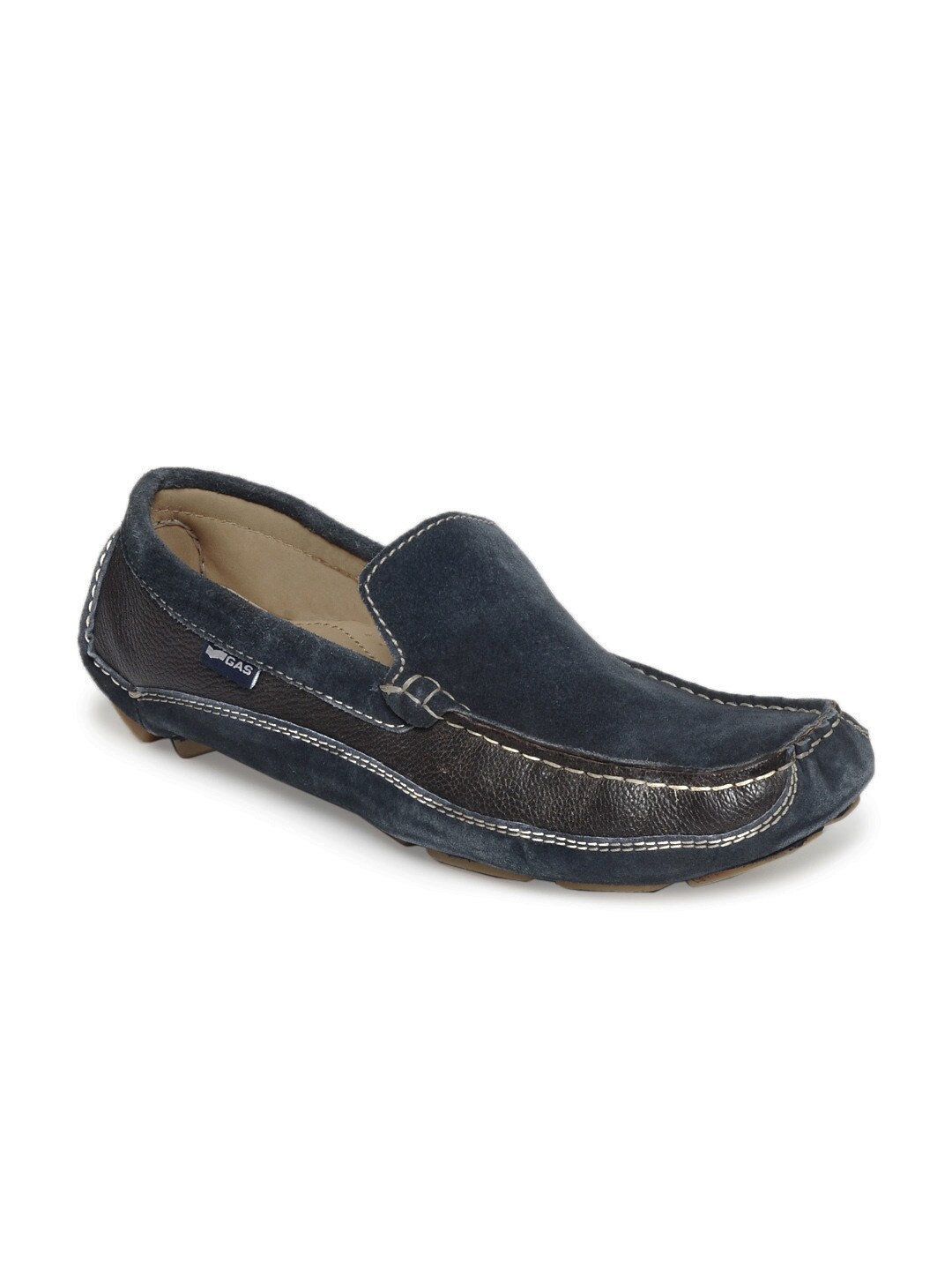 GAS Men Navy Blue Carroll Casual Shoes