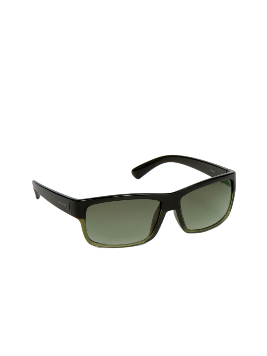 Park Avenue Men Black & Green Frame Sunglasses