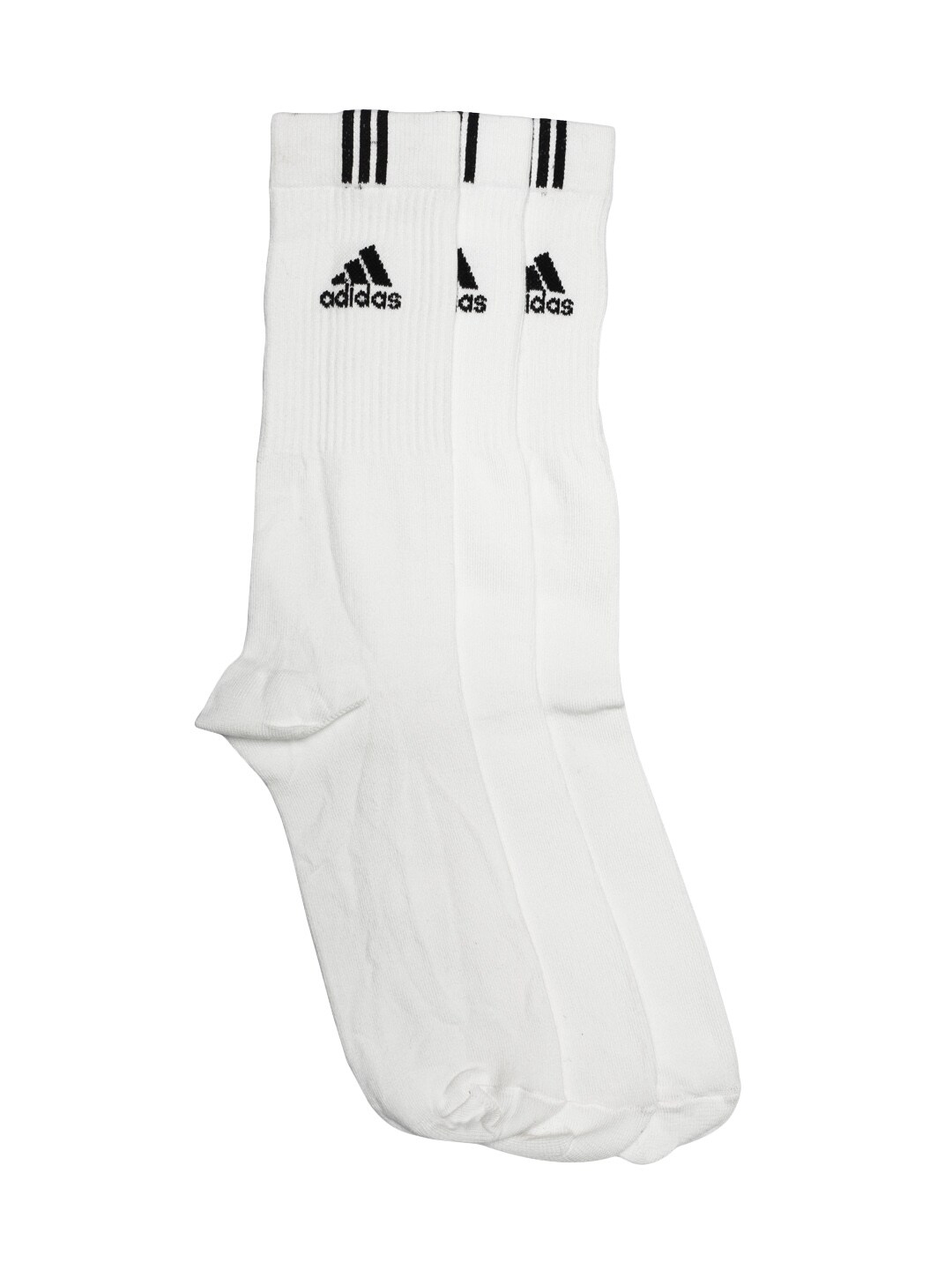 ADIDAS Unisex White Pack of 3 Socks
