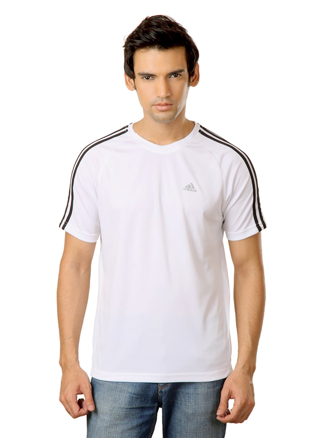 ADIDAS Men White T-shirt