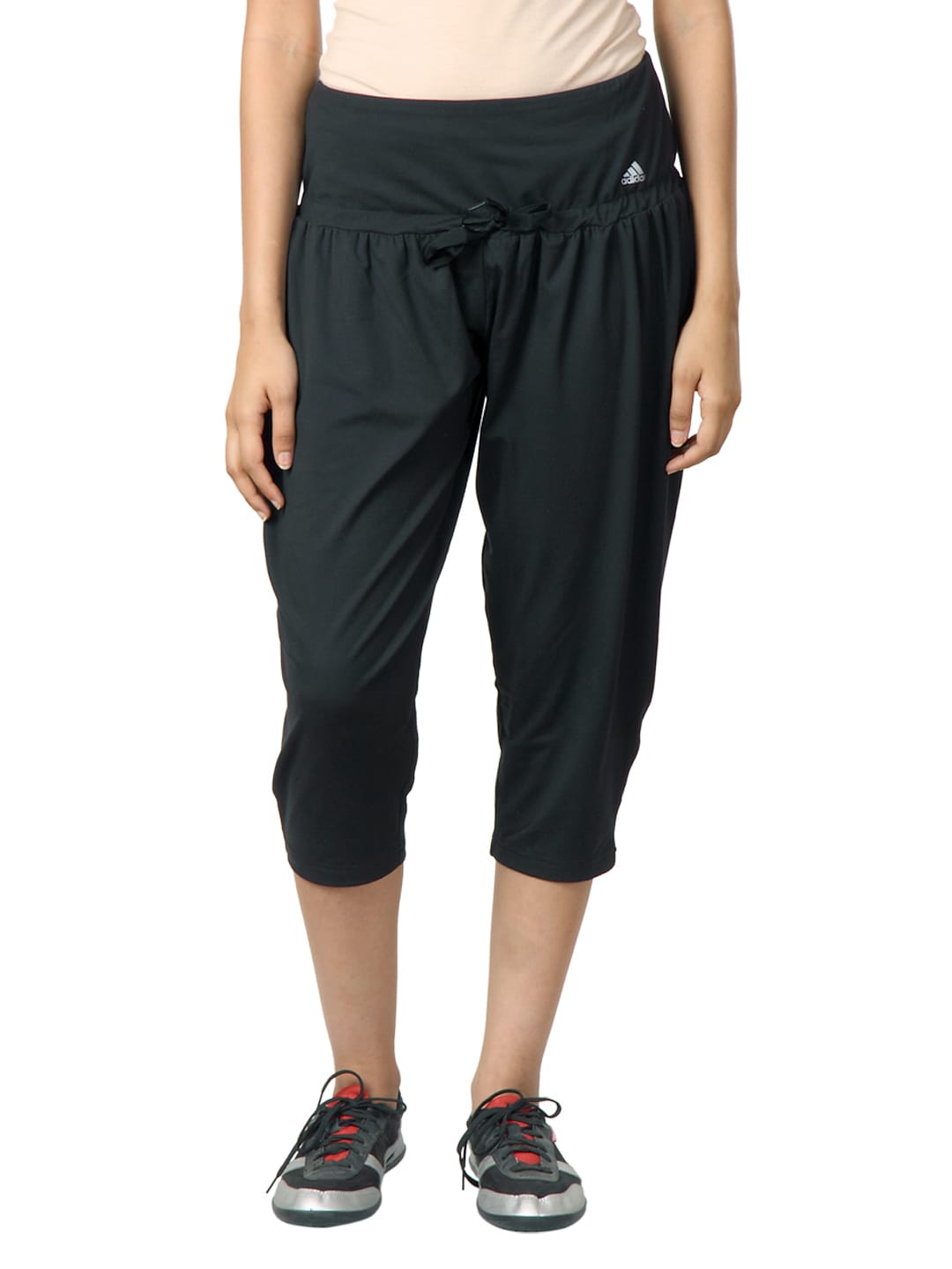 ADIDAS Women Black Capris