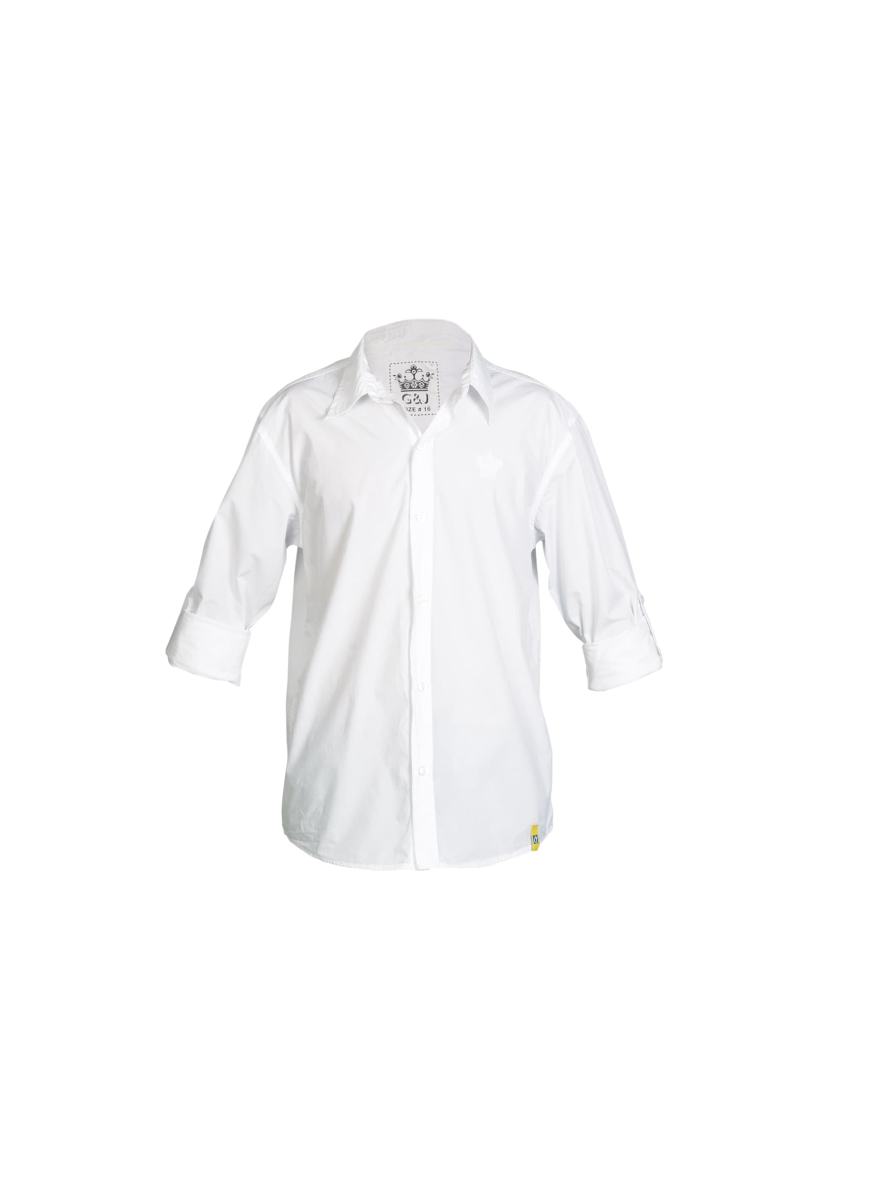 Gini and Jony Boys Core White Shirt