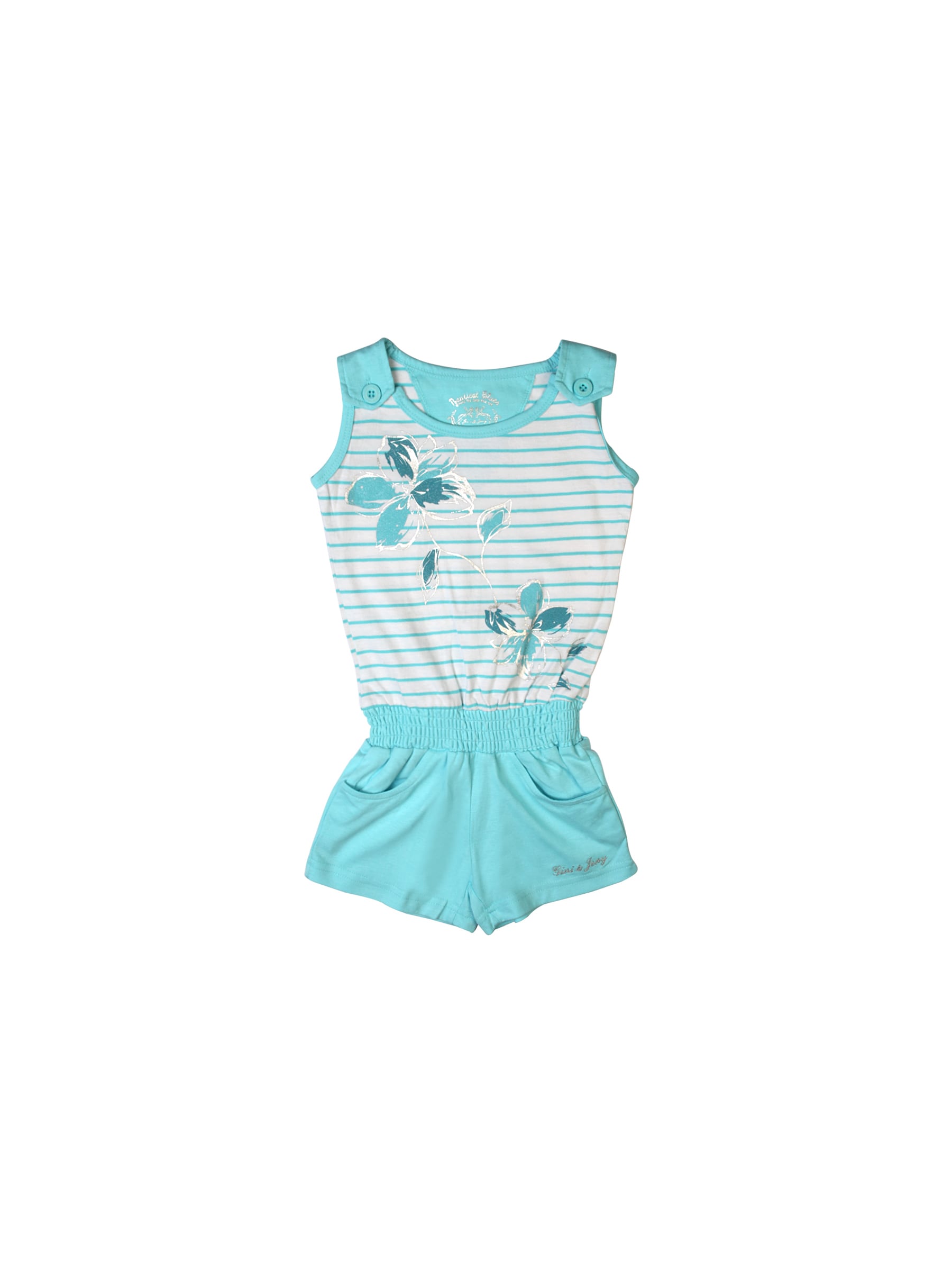 Gini and Jony Girls Play Suit Blue Dress