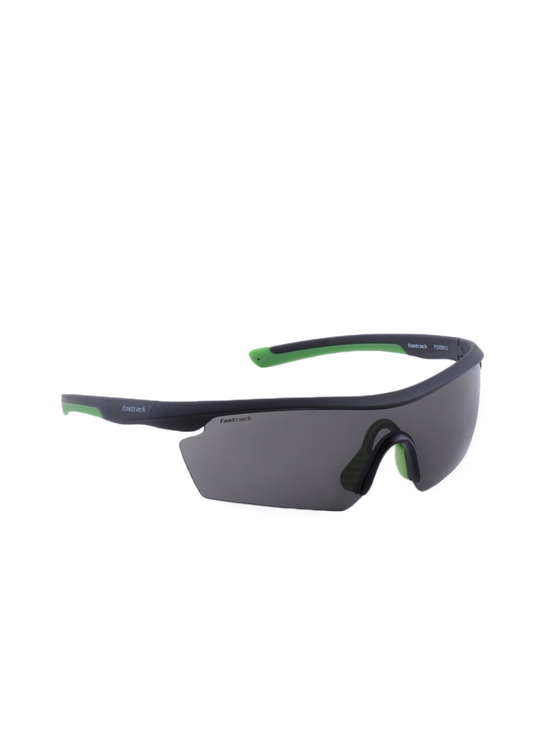 Fastrack Men Black UV Protected Sporty Wrap Sunglasses