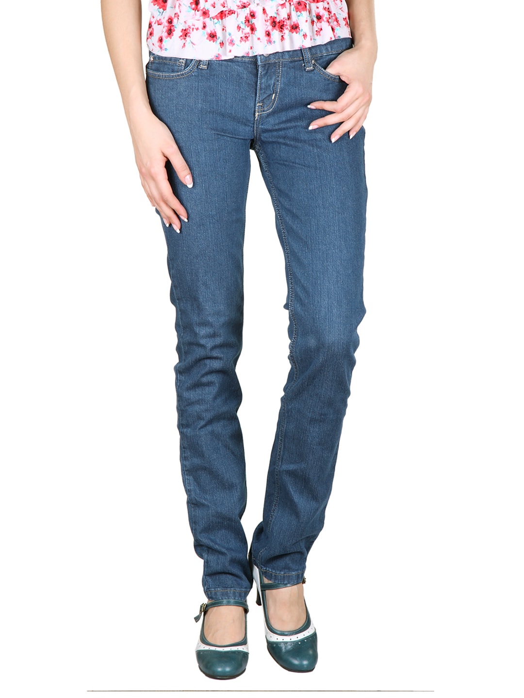 Tokyo Talkies Women Navy Blue Slim Fit Jeans