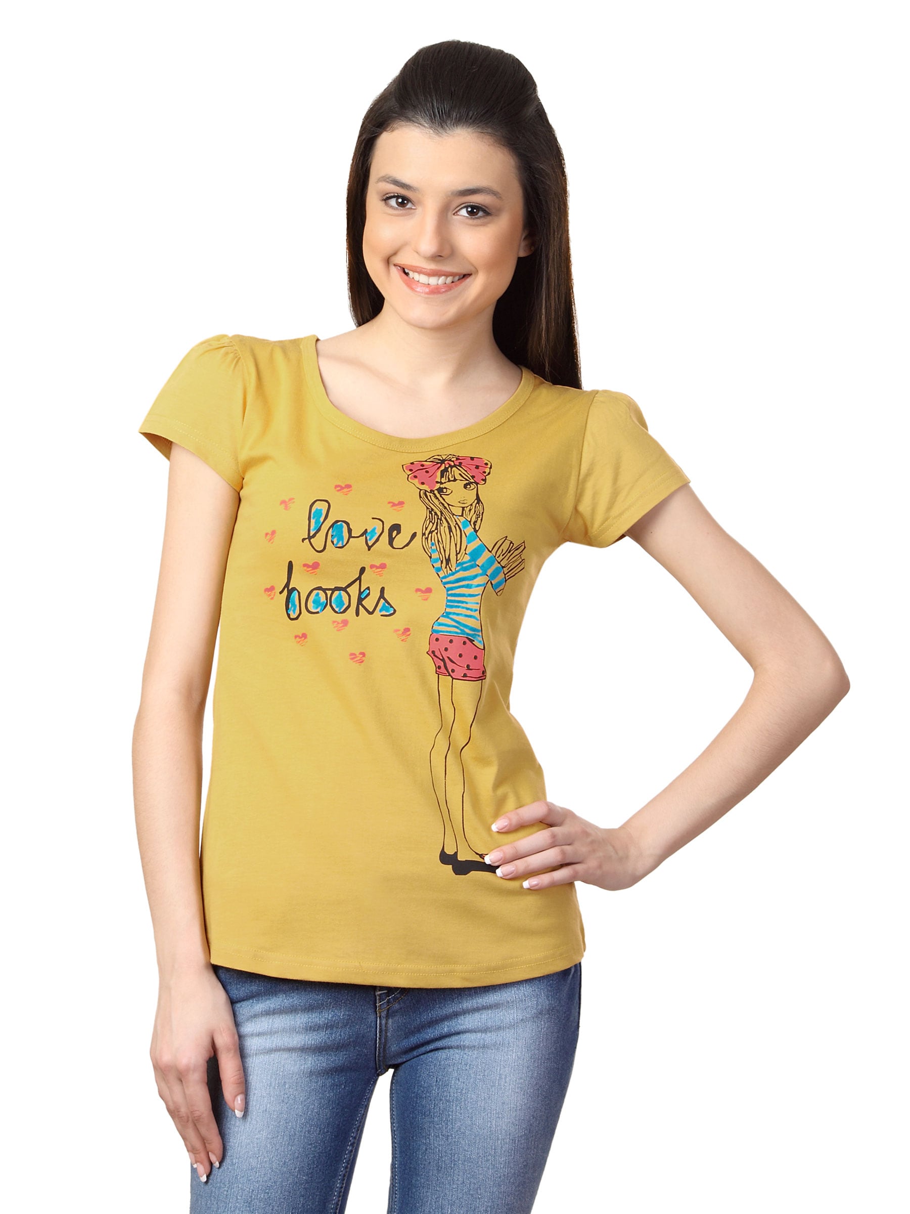 Tokyo Talkies Women Yellow Top