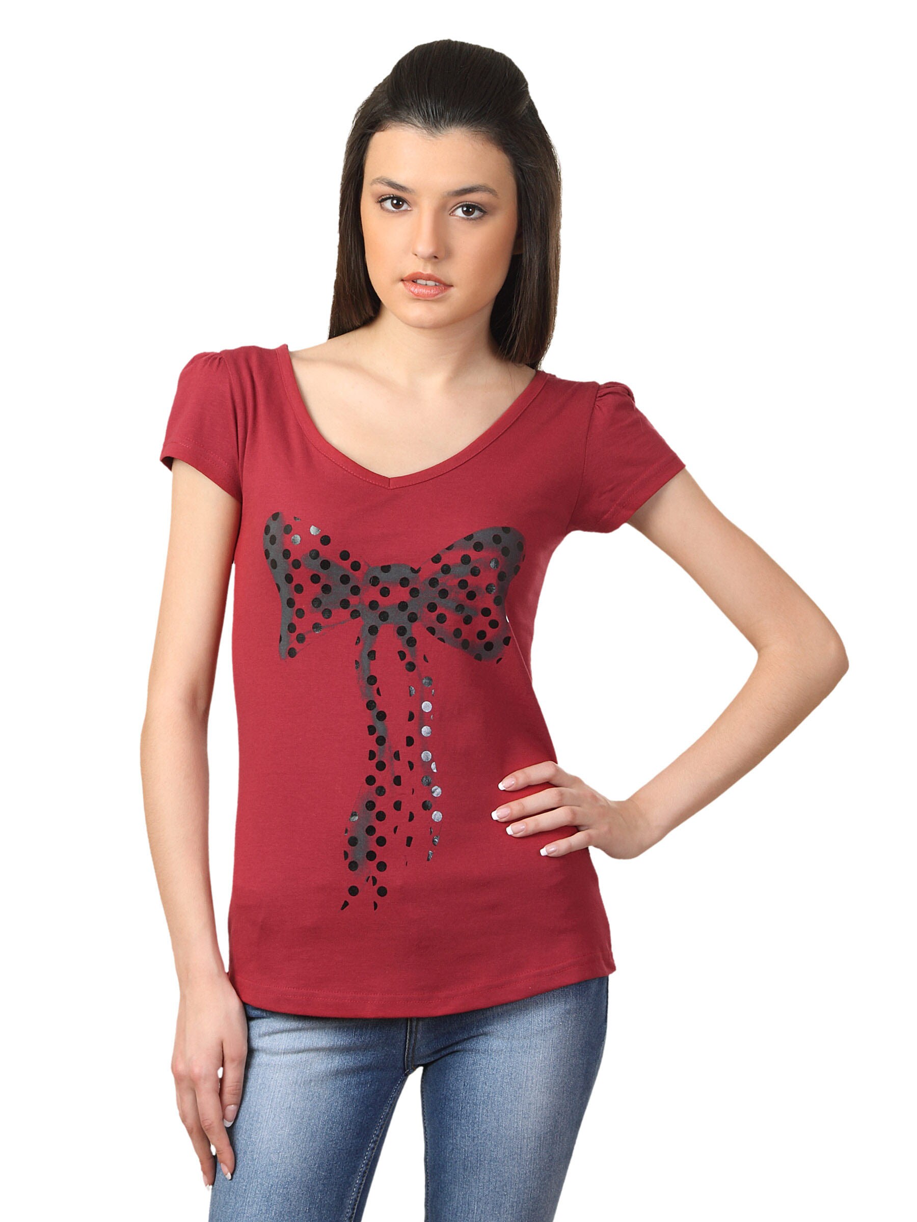 Tokyo Talkies Women Red Top