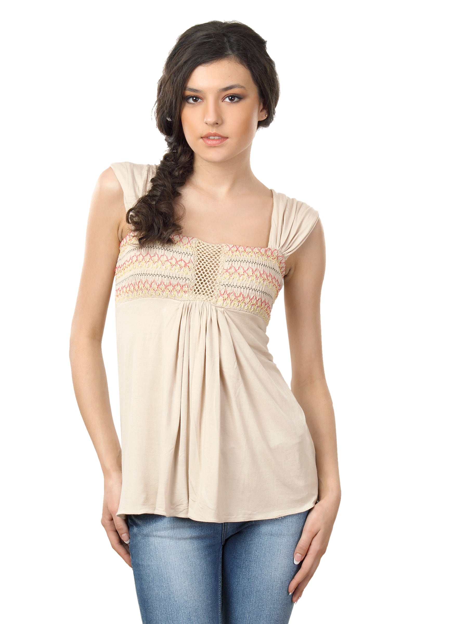 Tonga Women Beige Top