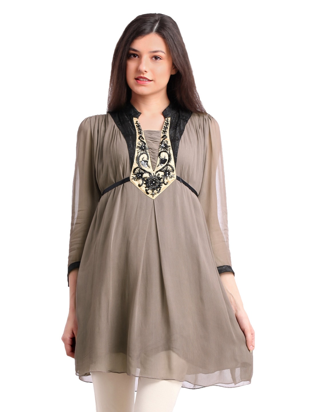 La Emotio Women Grey Dress