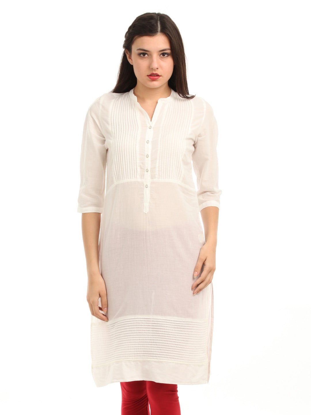 W Women White Kurta