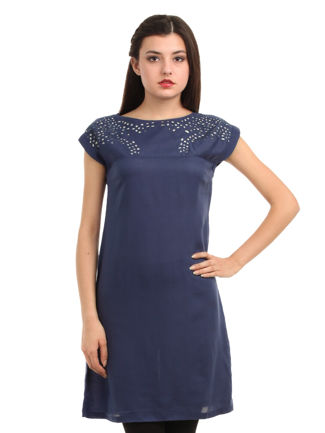 W Women Blue Kurta