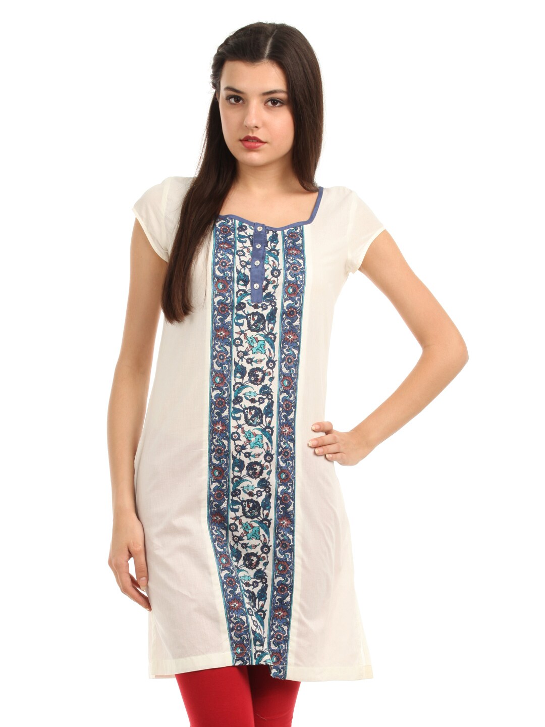 W Women White Kurta