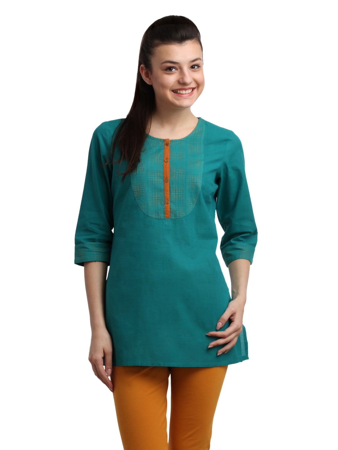 Aurelia Women Green Kurti