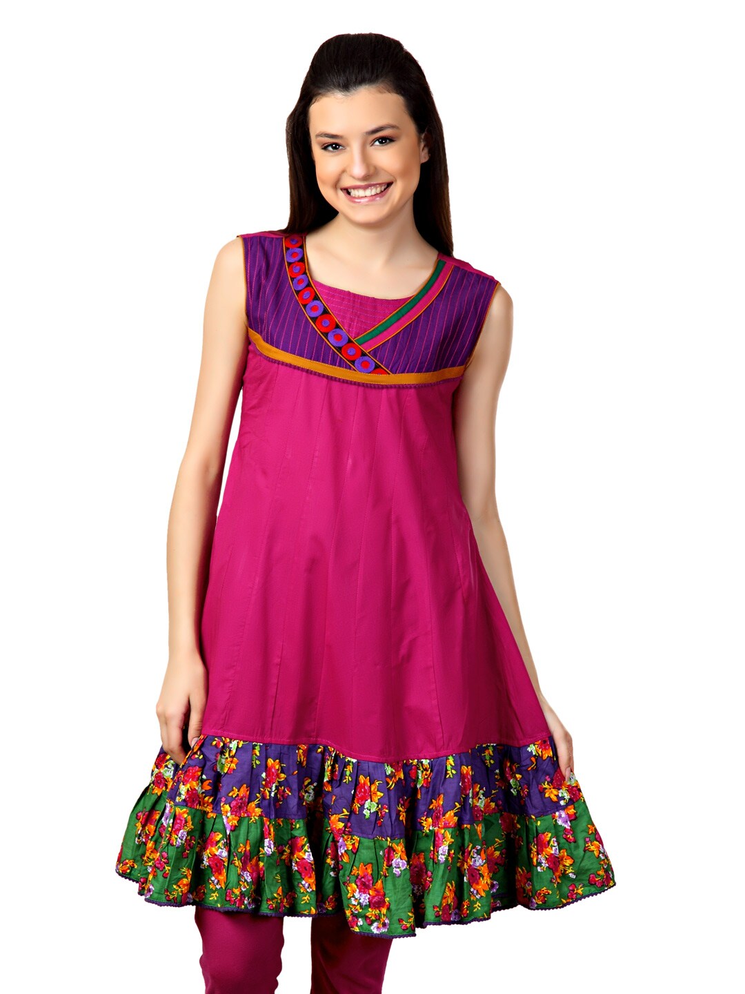 Span Women Magenta Kurta