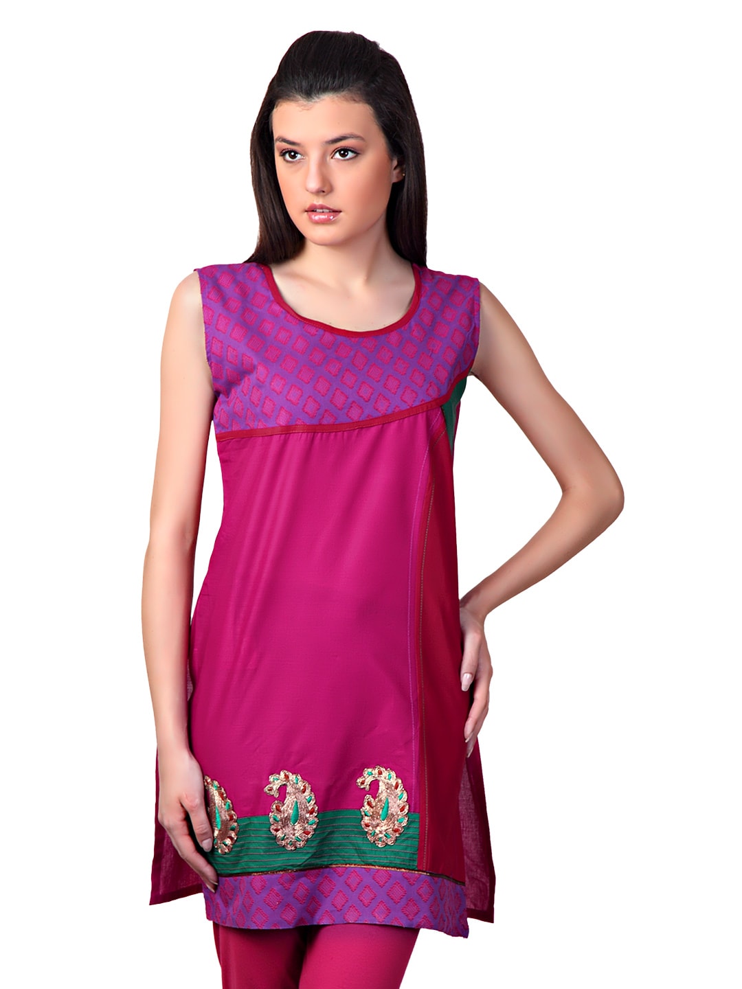 Span Women Magenta Kurta