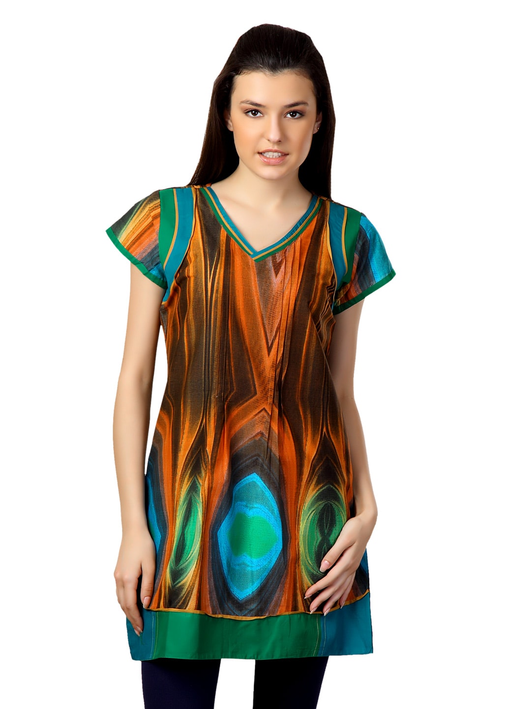 Span Women Multi Colored Kurta