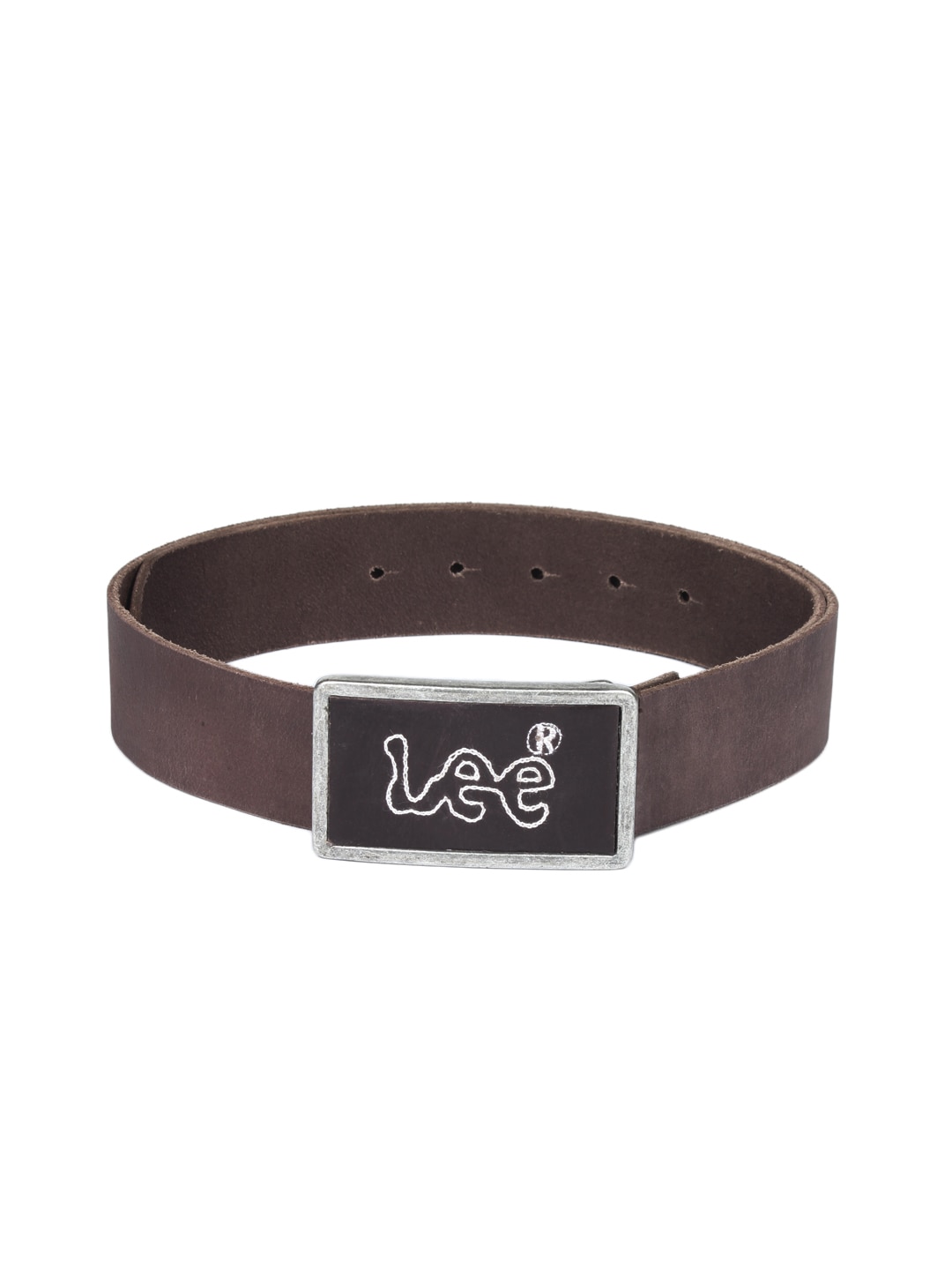Lee Men Brown Leather Belt