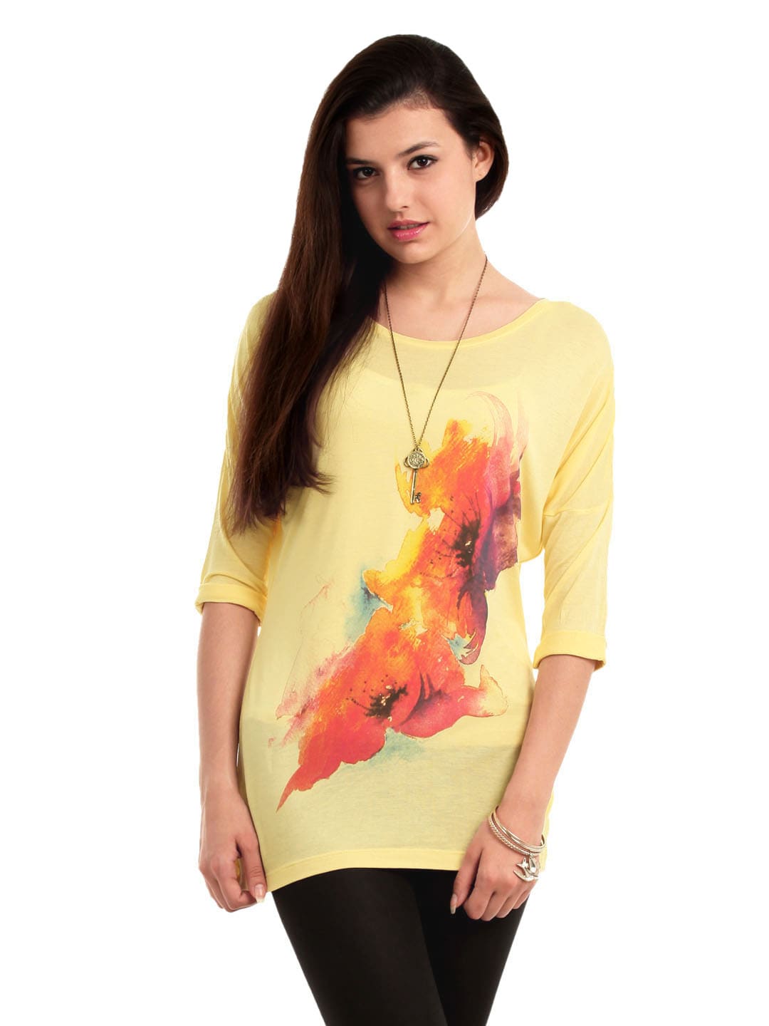 Allen Solly Woman Yellow Top