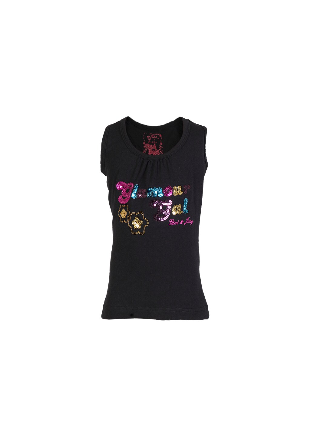 Gini and Jony Girls Black Top