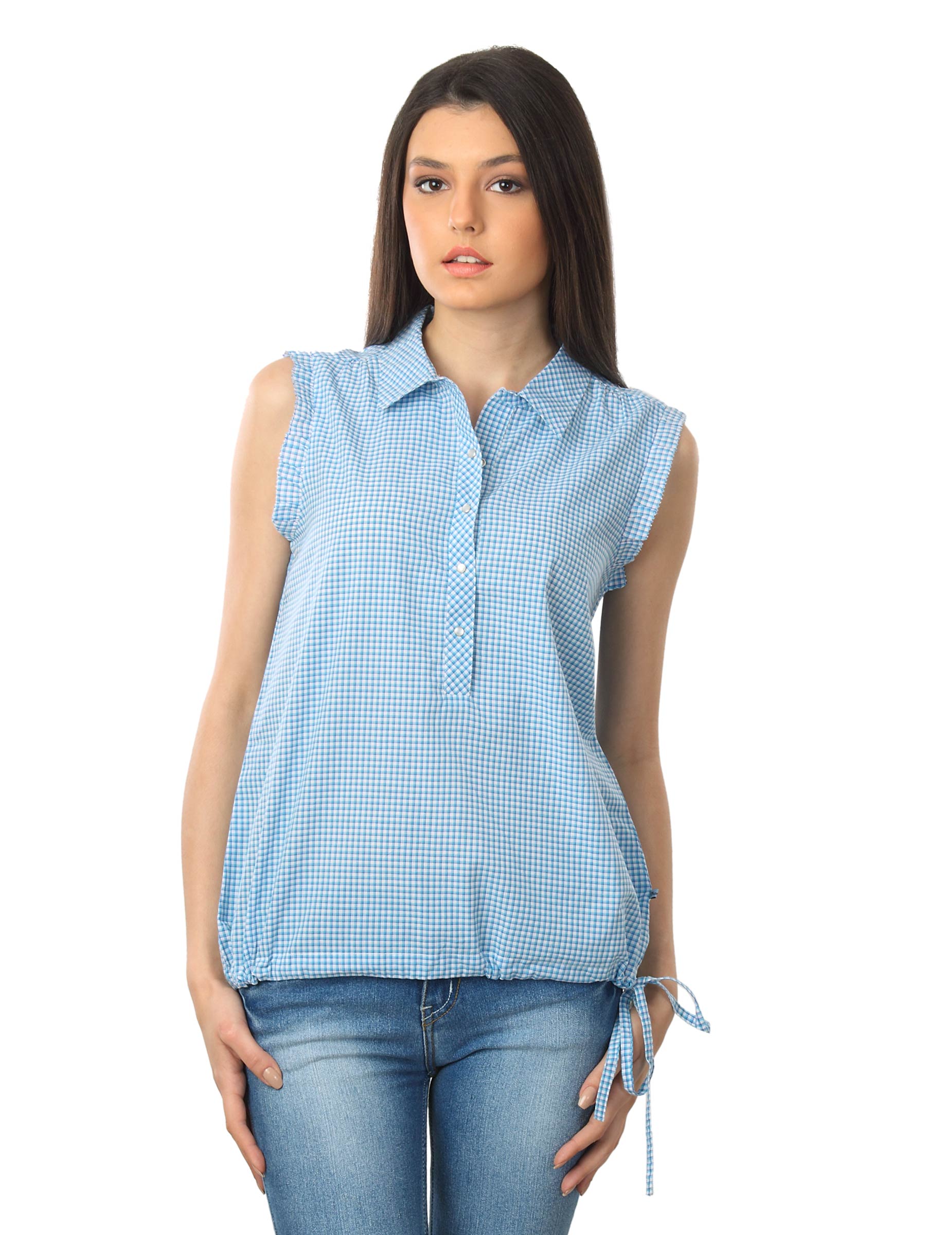 Wrangler Women Kelly Blue Top