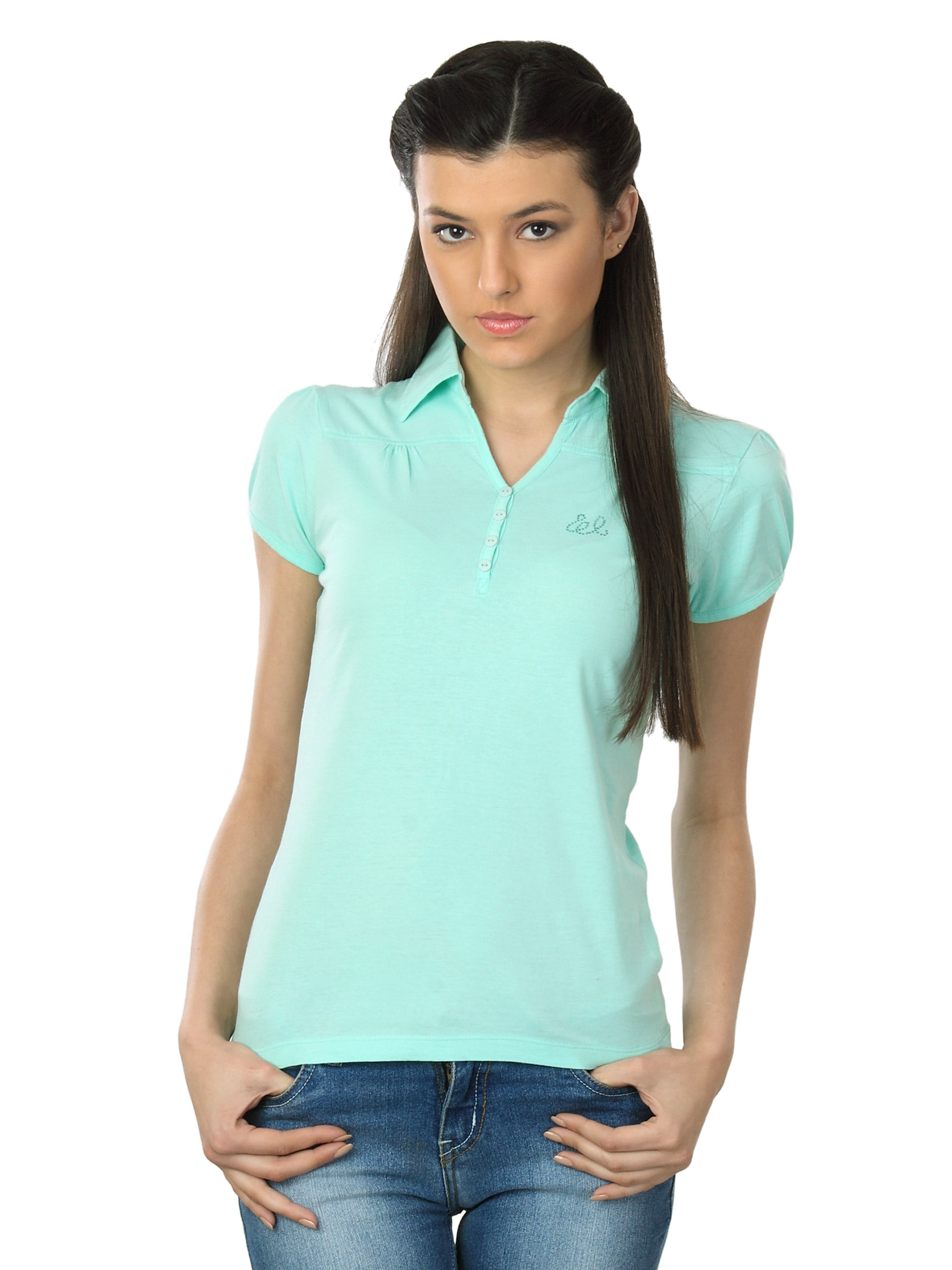 Wrangler Women Green Top