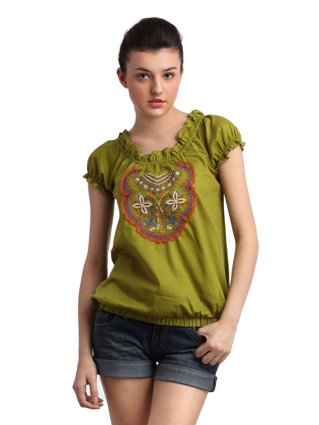 Remanika Women Green Top