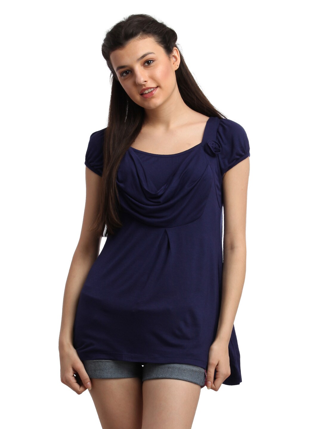 Remanika Women Navy Blue Top