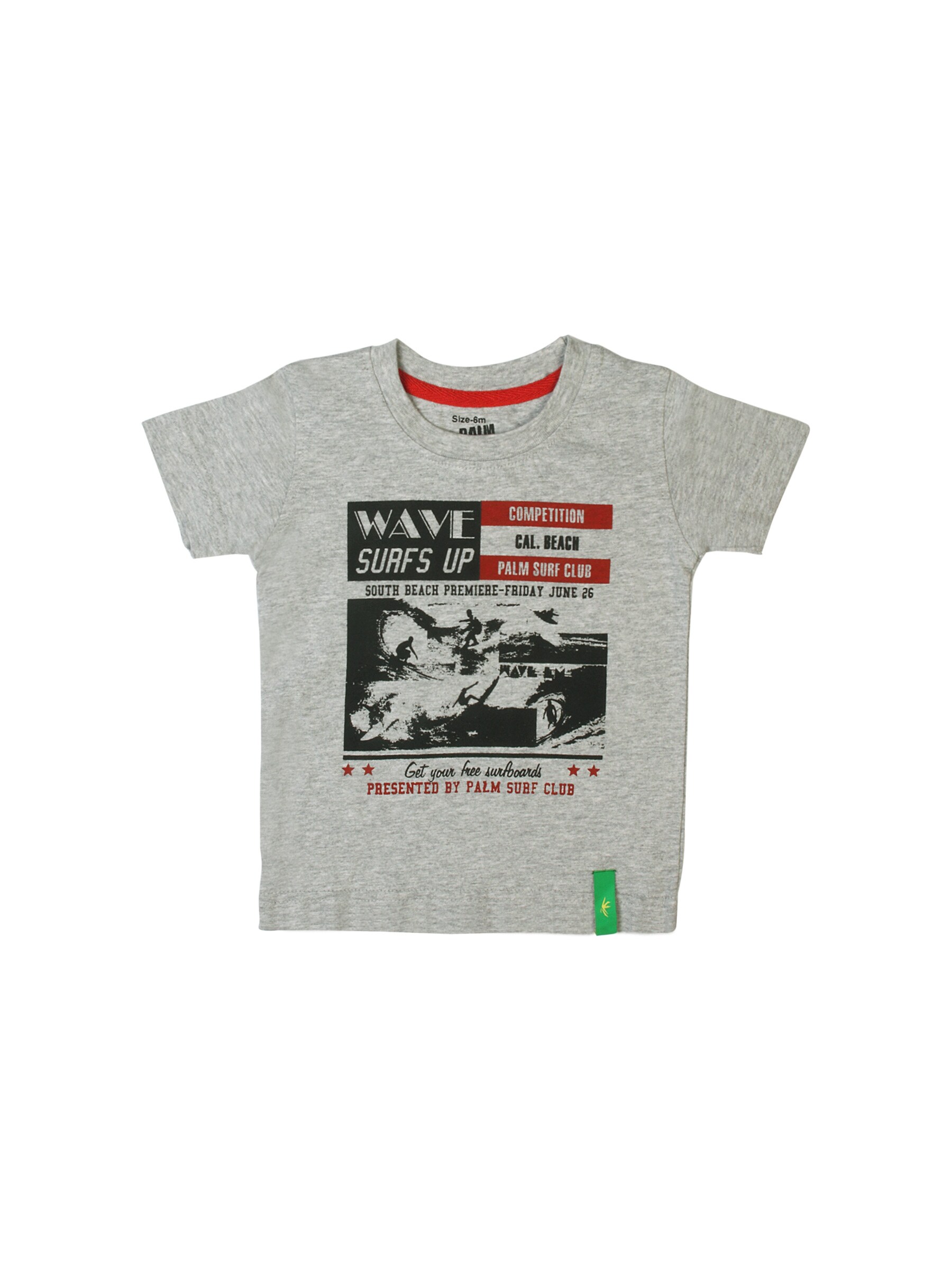 Gini and Jony Boys Surfs Up Grey T-shirt