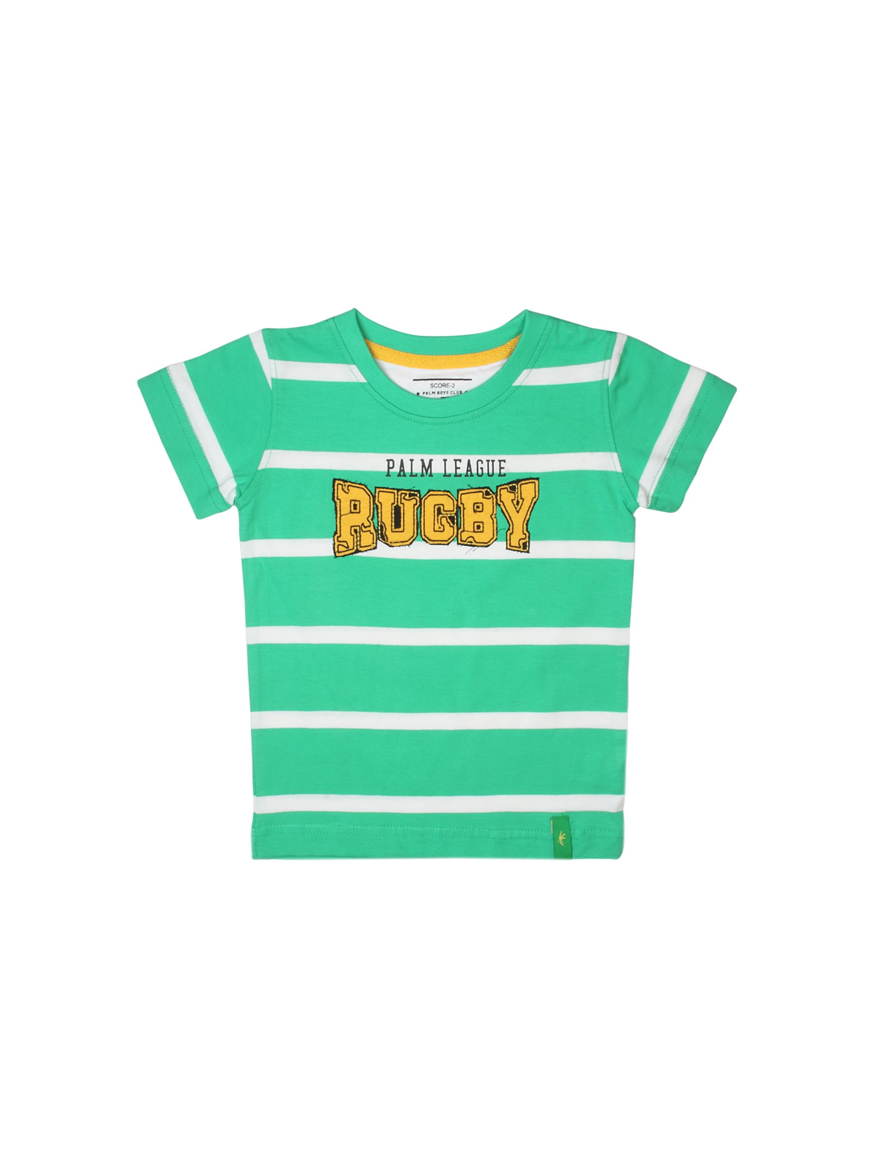 Gini and Jony Boys Rugby Green T-shirt