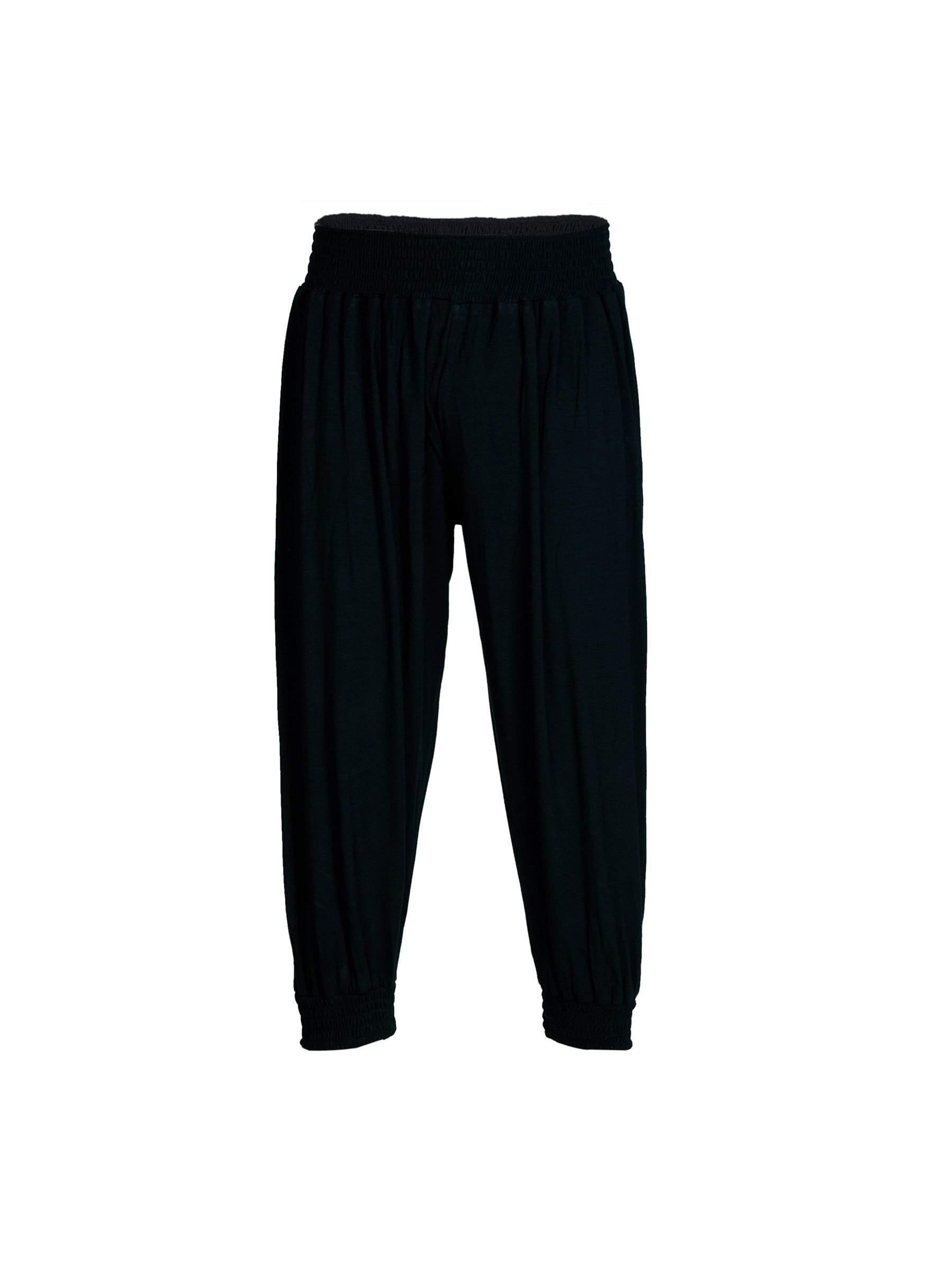 Gini and Jony Girls Elasticated Black Capris