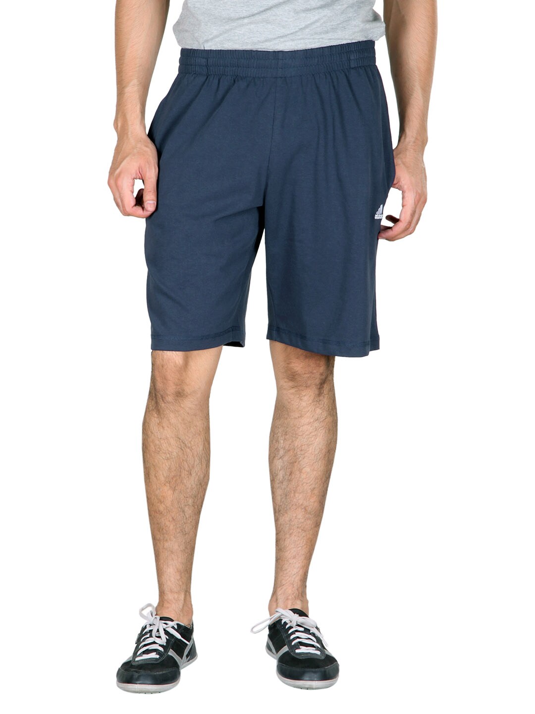 ADIDAS Men Navy Blue Shorts