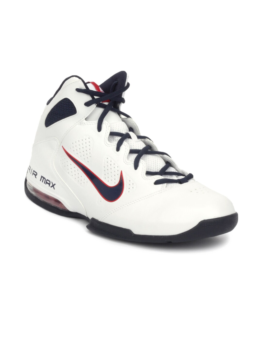 Nike Men White Air Max Full Court Sports Shoes