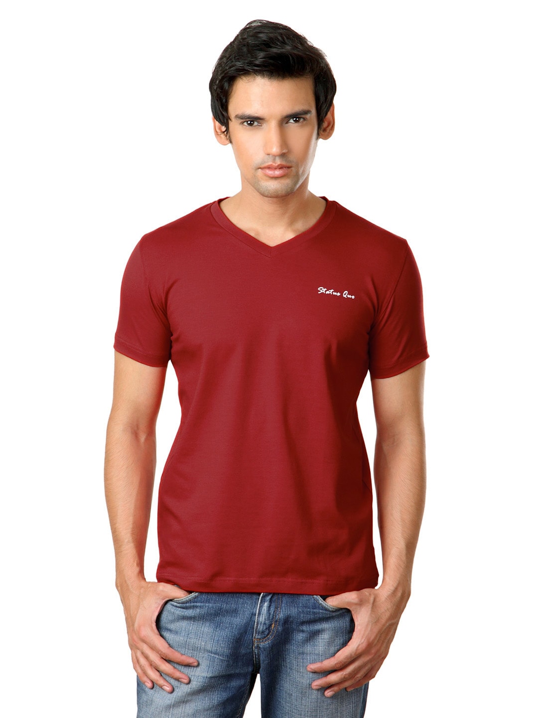 Status Quo Men Red T-shirt