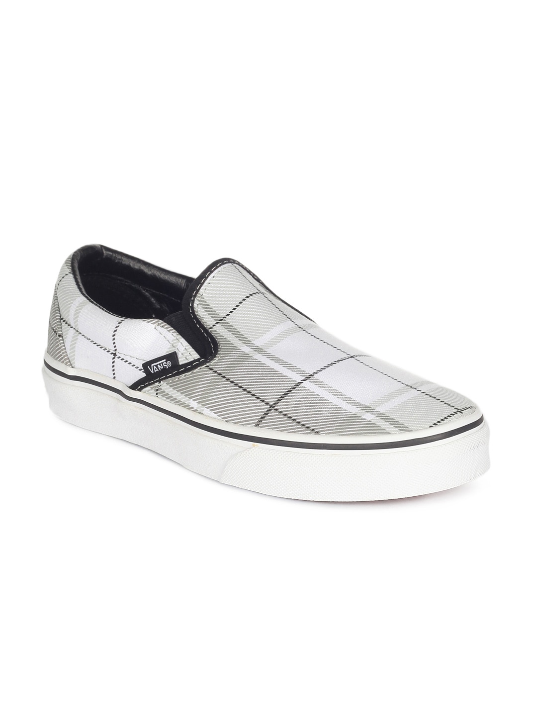 Vans Unisex White Classic Slip On Casual Shoes