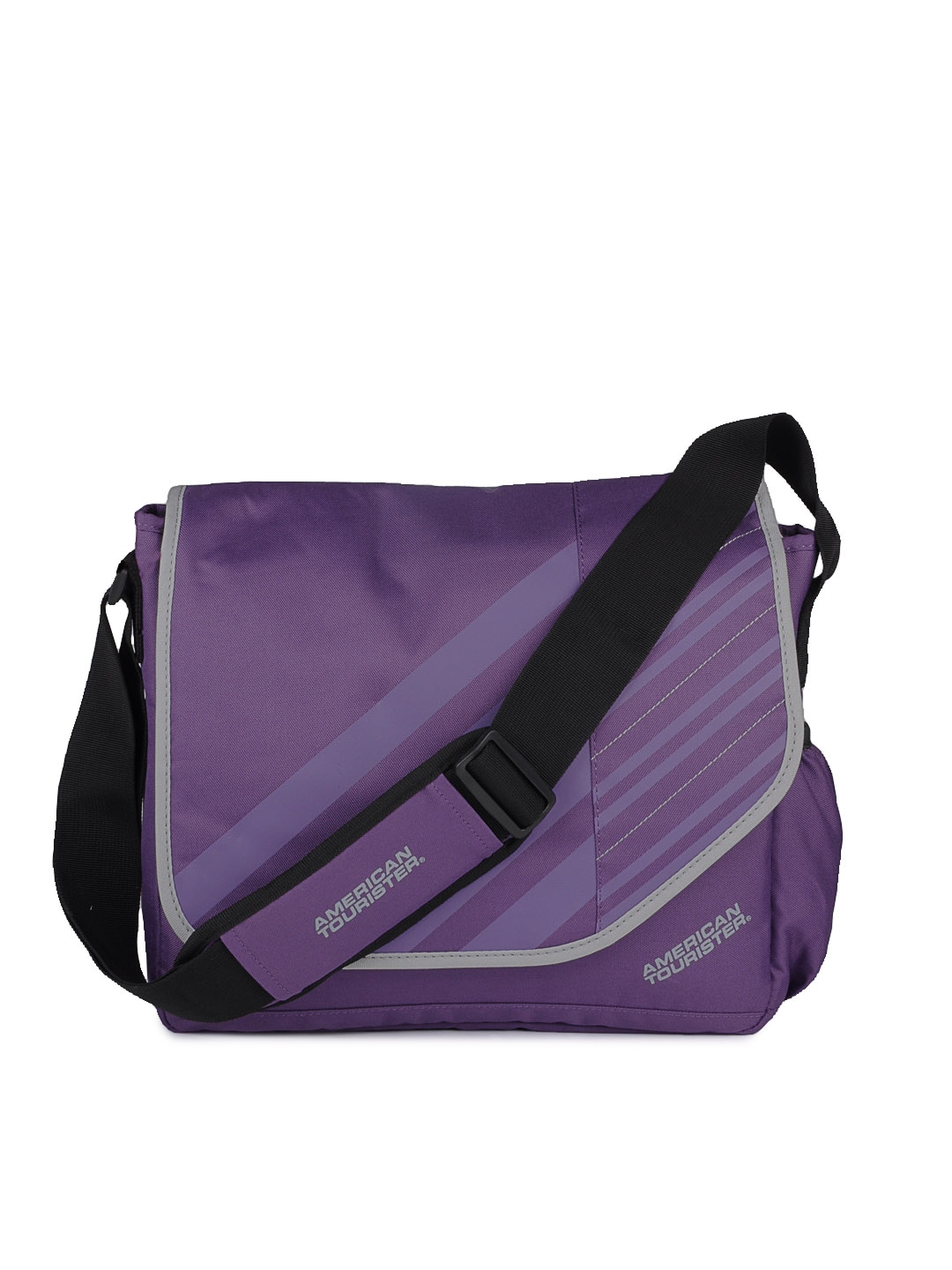 American Tourister Unisex Purple Messenger Bag
