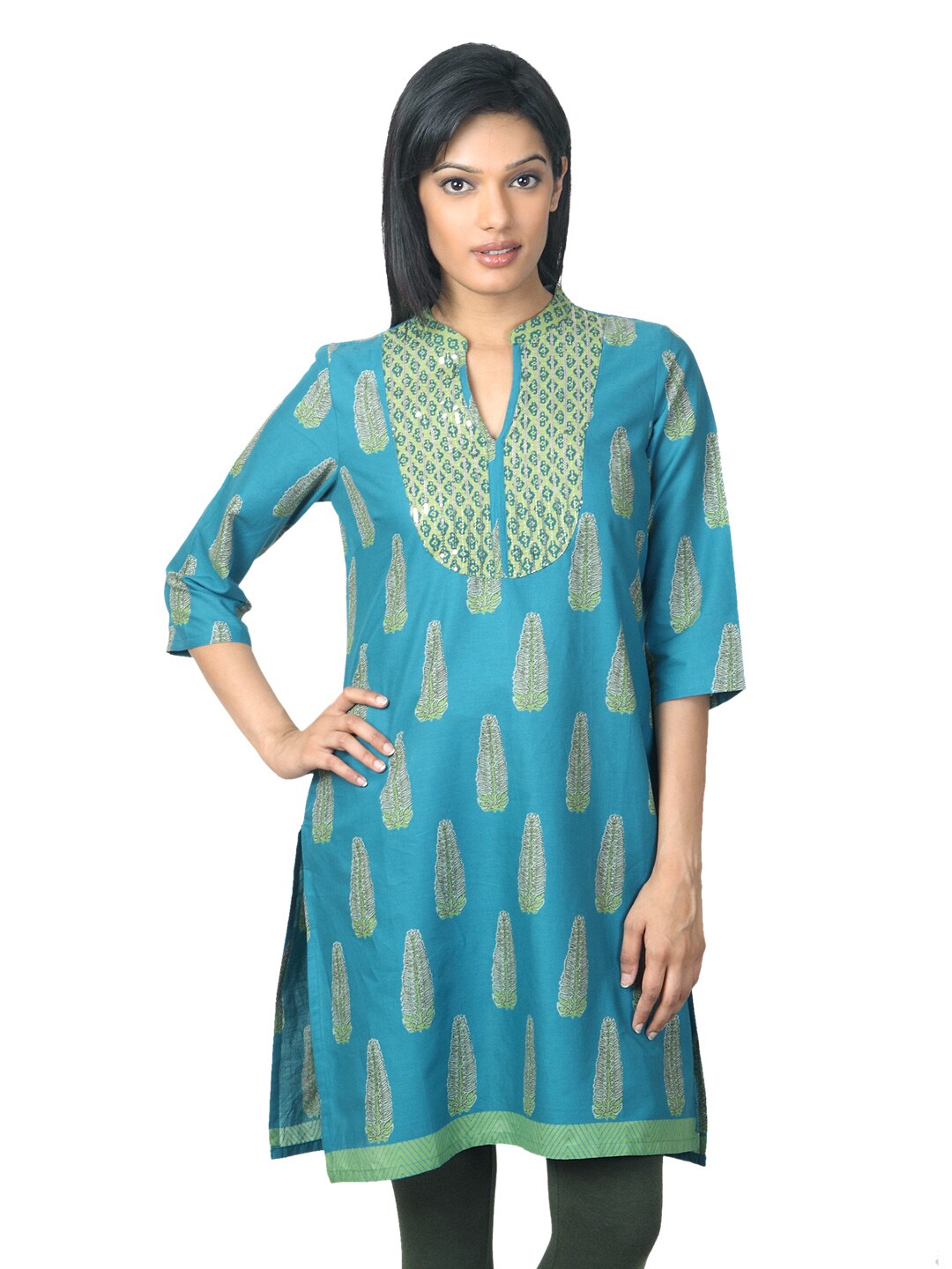 Aurelia Women Blue Kurta