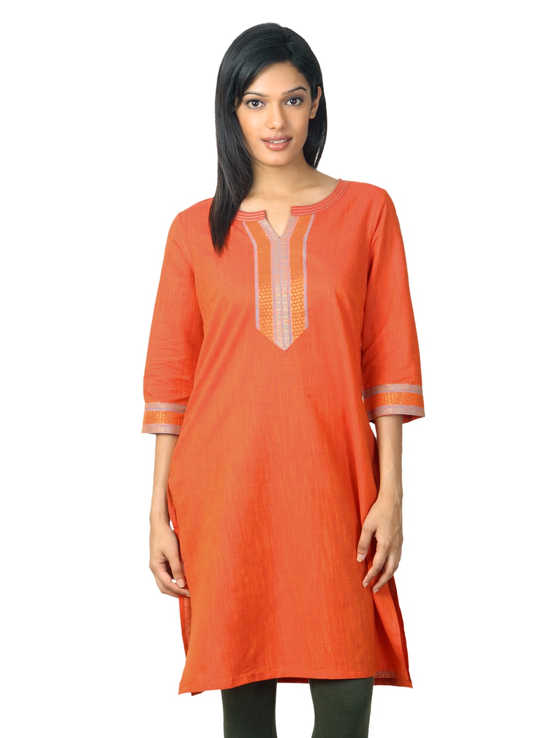 Aurelia  Women Orange Kurta