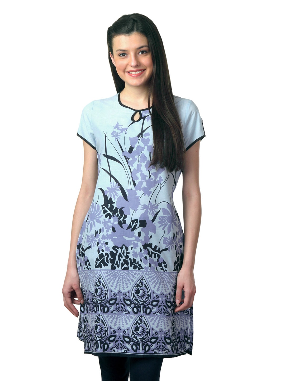 Mother Earth Women Blue Kurta