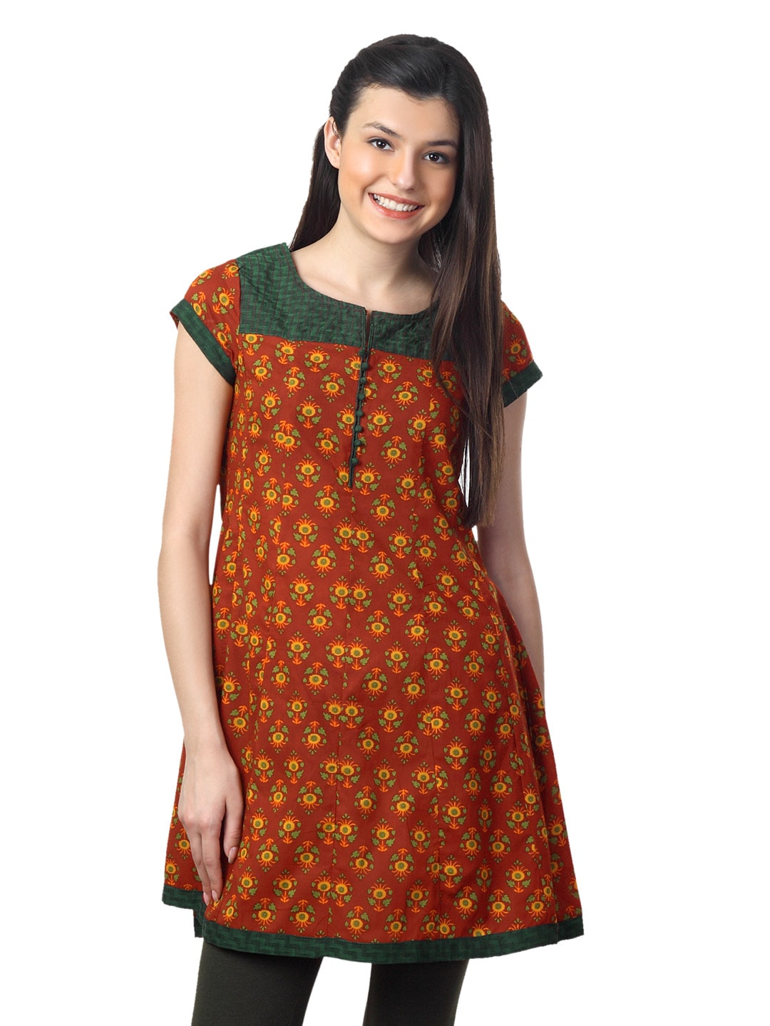 Mother Earth Women Red Kurta