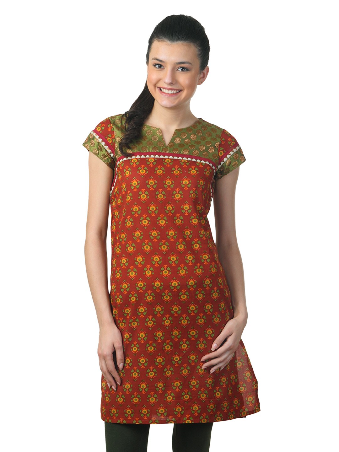 Mother Earth Women Red Kurta